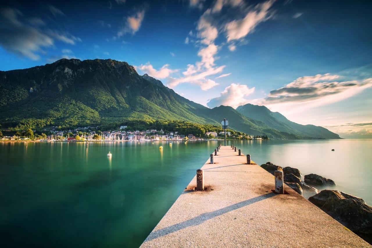 Aloha chambres Port-Valais Exterior foto